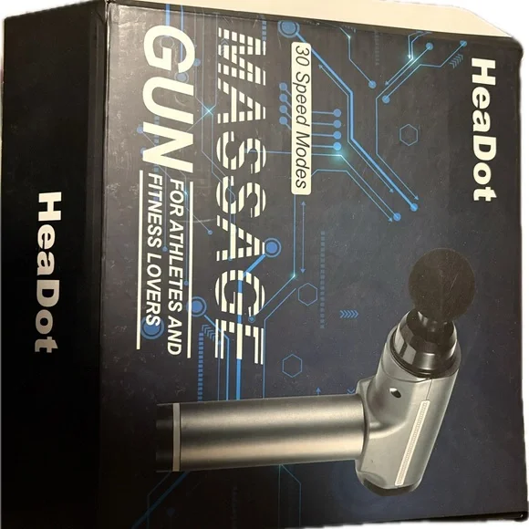 HeaDot Silver Massage Gun - Picture 1 of 10